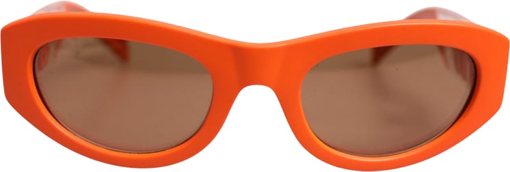 Dolce & Gabbana Dolce & Gabbana Orange Reborn To Live Oval Frame Logo Eyewear Sunglasses