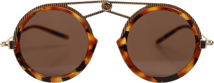 Dolce & Gabbana Dolce & Gabbana Gold Havana Frame DG Fatto A Mano Eyewea Sunglasses