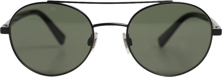 Dolce & Gabbana Dolce & Gabbana Matte Black Steel Frame Gray Lens Sunglasses