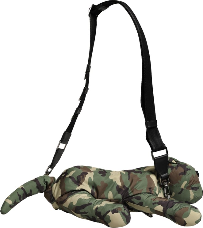 Dolce & Gabbana Dolce & Gabbana Multicolor Camouflage Animal Silhouette Waist Borse Bag