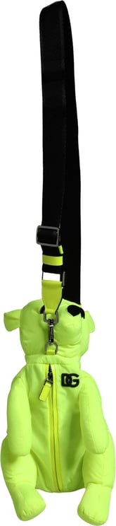 Dolce & Gabbana Dolce & Gabbana Green Polyester Animal Silhouette Waist Belt Borse Bag