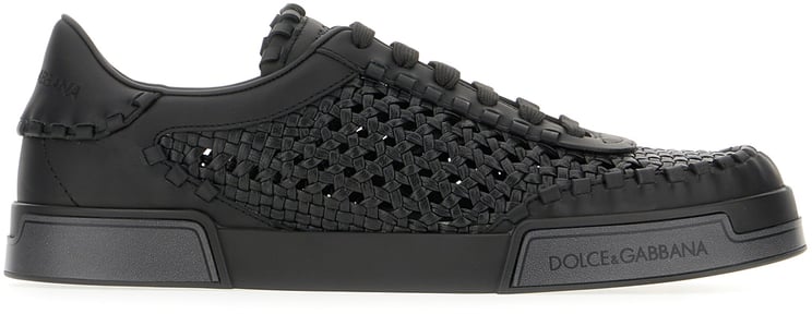 Dolce & Gabbana Dolce&gabbana Black crochet sneakers