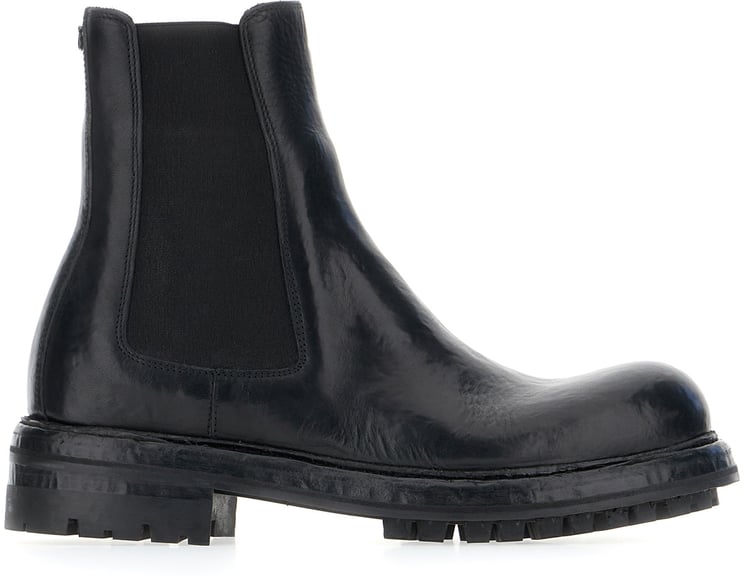 Dolce & Gabbana Dolce&gabbana Black leather ankle boots