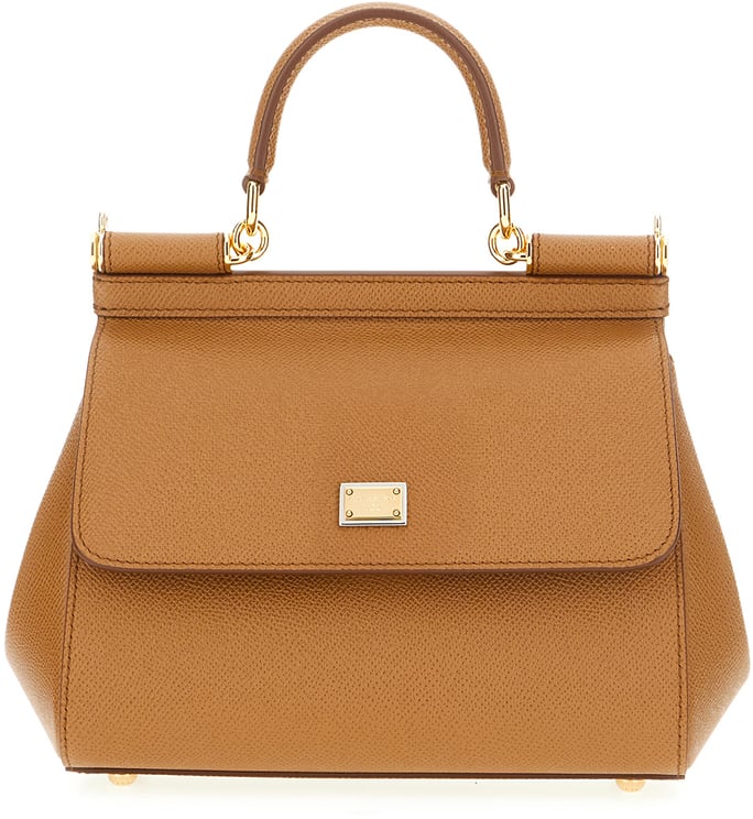 Dolce & Gabbana Dolce&gabbana Biscuit leather medium Sicily handbag