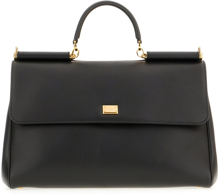 Dolce & Gabbana Dolce&gabbana Black leather Sicily handbag