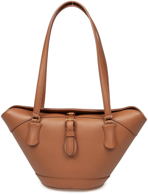 Dolce & Gabbana Dolce & gabbana caramel-color leather coffa capri bag