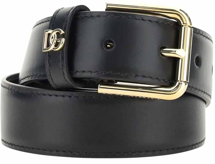 Dolce & Gabbana Dolce & Gabbana Leather Logo Belt