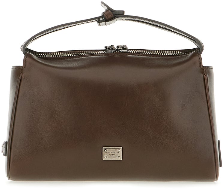 Dolce & Gabbana Dolce&gabbana Dark brown leather Vittoria handbag