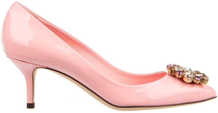 Dolce & Gabbana Dolce & Gabbana Crystal Embellished Suede Pumps