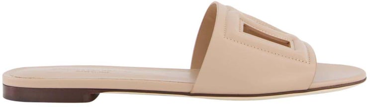 Dolce & Gabbana Dames DG logo Slipper Roze