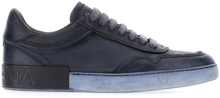 Dolce & Gabbana Dolce&gabbana Midnight blue leather sneakers