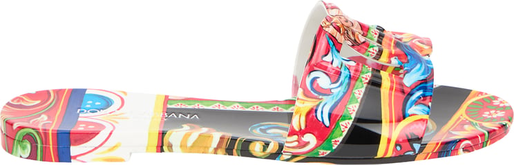 Dolce & Gabbana Slide beachwear in printed rubber