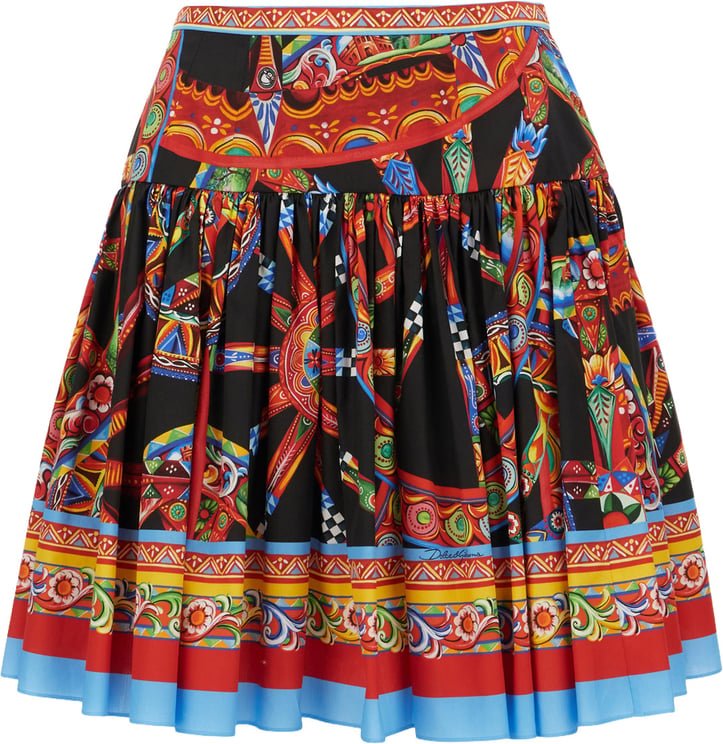 Dolce & Gabbana Dolce & Gabbana Printed cotton miniskirt