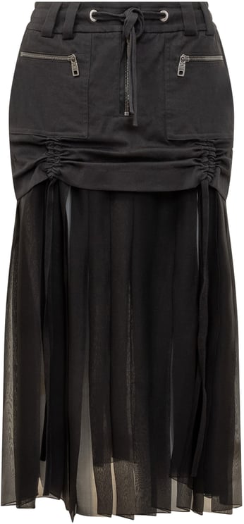 Dolce & Gabbana Gonna Dolce & Gabbana con Inserti in Chiffon