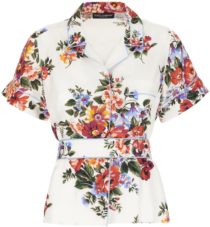 Dolce & Gabbana Dolce&gabbana Printed silk blouse