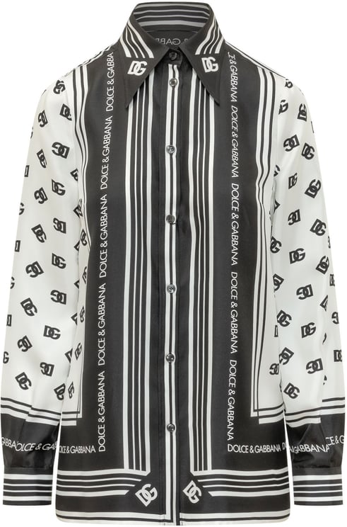 Dolce & Gabbana Camicia A Righe Grafiche