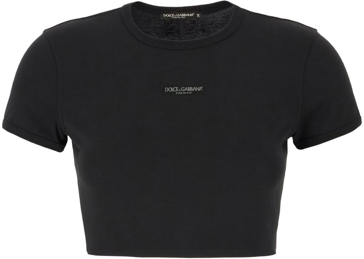 Dolce & Gabbana Dolce & Gabbana Black stretch cotton t-shirt