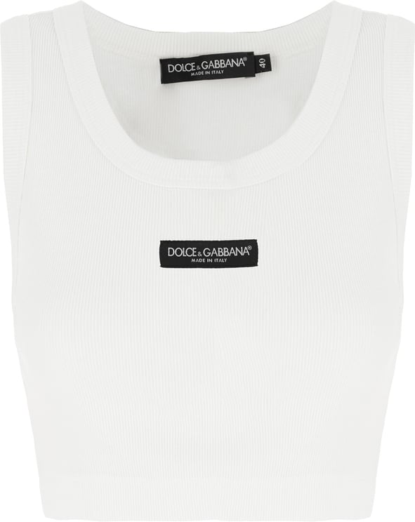 Dolce & Gabbana Dolce & Gabbana White cotton top