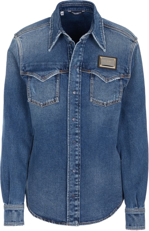Dolce & Gabbana Dolce & Gabbana Jeanshemd blau