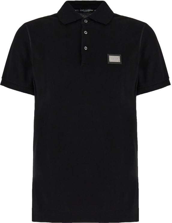 Dolce & Gabbana Dolce&gabbana Black piquet polo shirt