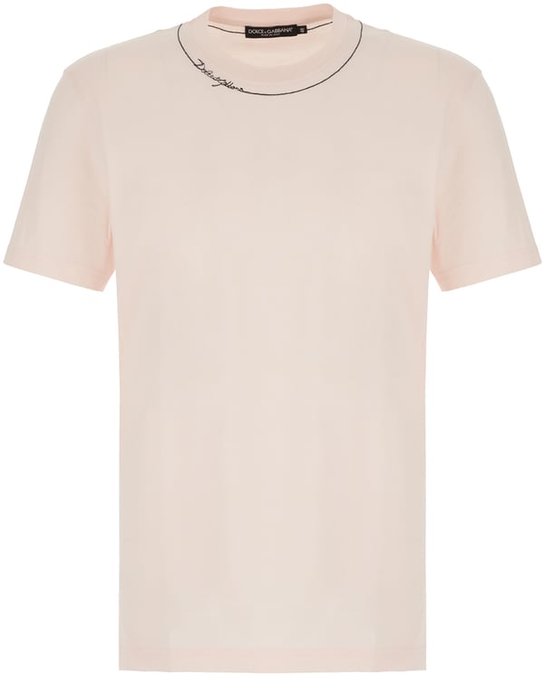 Dolce & Gabbana Dolce & Gabbana Pink cotton t-shirt