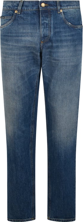 Dolce & Gabbana Straight Jeans with Multifunctional Pockets