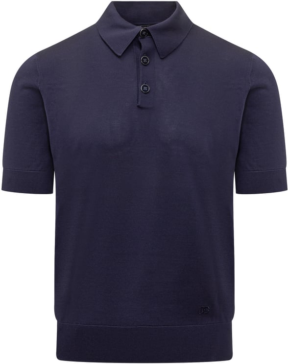 Dolce & Gabbana Polo In Maglia A Maniche Corte