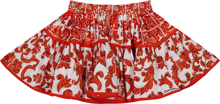 Dolce & Gabbana Dolce & Gabbana Baby Meisjes Rokje In Oranje
