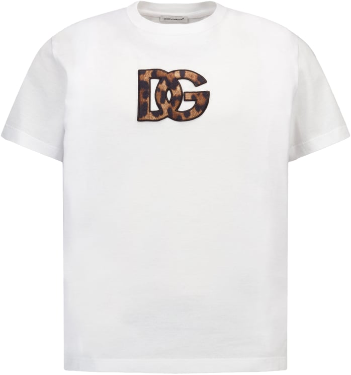 Dolce & Gabbana Dolce & Gabbana Kinder Meisjes T-Shirt In Wit