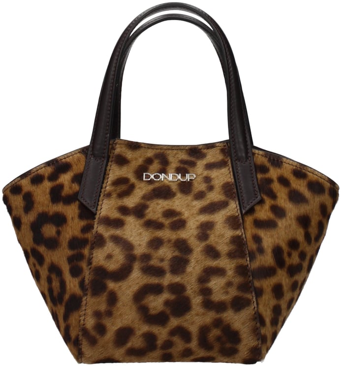 Dondup Dondup Brown Horsehair Handbag