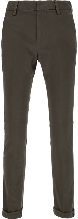 Dondup Dondup Dark green stretch cotton pants