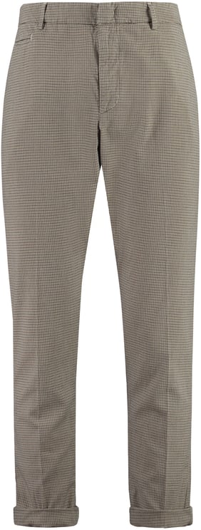 Dondup Joe Prince-of-Wales checked trousers