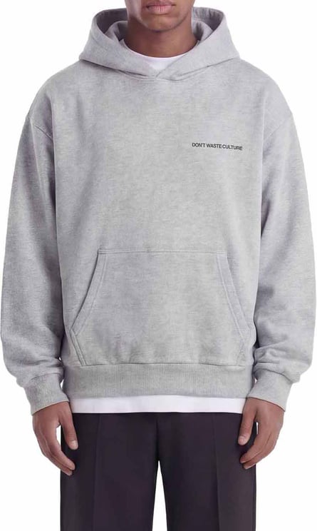 Don't Waste Culture Nael Hoodie | Melange Grey