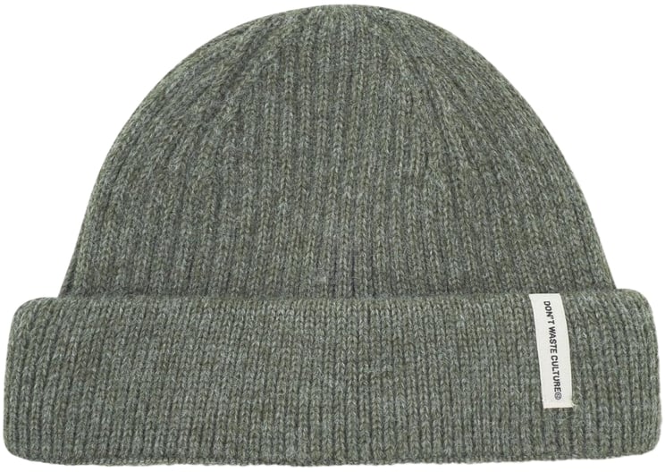 Don't Waste Culture Fisherman beanie | Moss Green