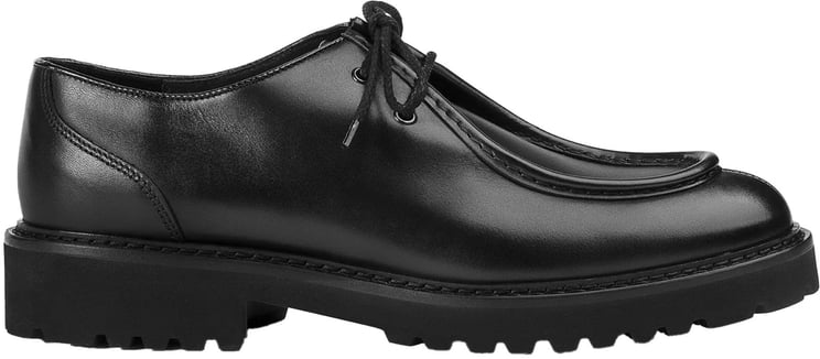 Doucal's Flat Shoes Nero+F.Do Nero