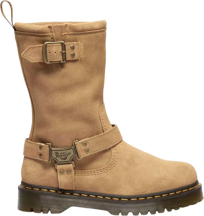 Dr. Martens Dr. Martens Anistone Hi biker boot beige