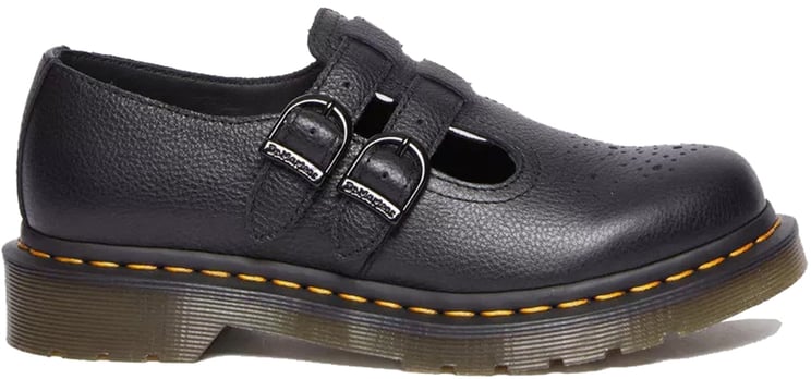Dr. Martens 8065 Perforated Black Leather Mary Janes