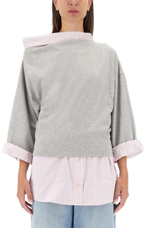 Dries van Noten Cotton Shirt Sweatshirt