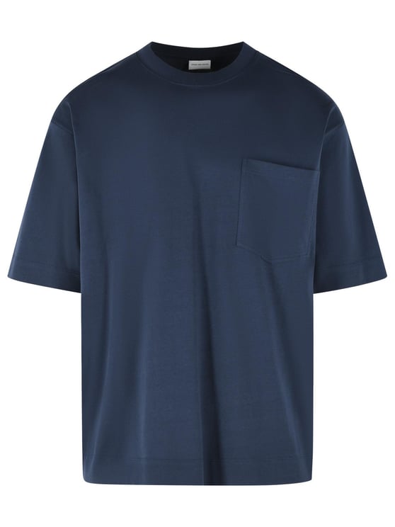 Dries van Noten 'Heso' Navy Cotton T-Shirt