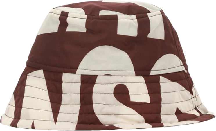 Dries van Noten All-Over Logo Bucket Hat With Contrast Stitching