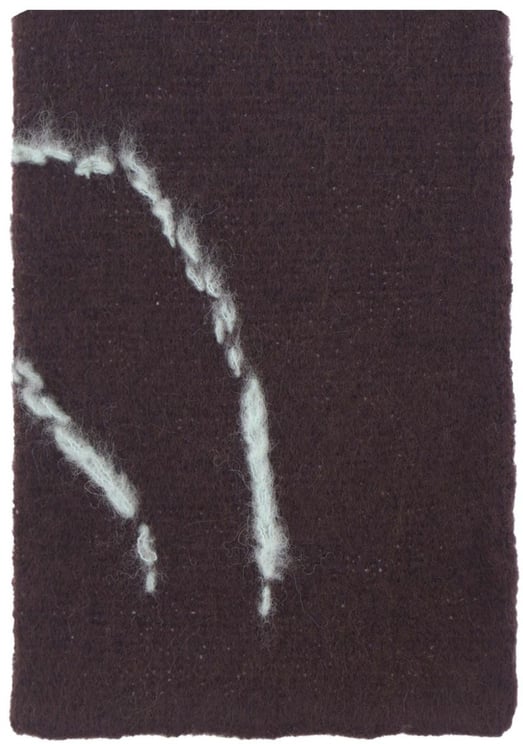 Dries van Noten Rectangular Brown Scarf with Embroidery