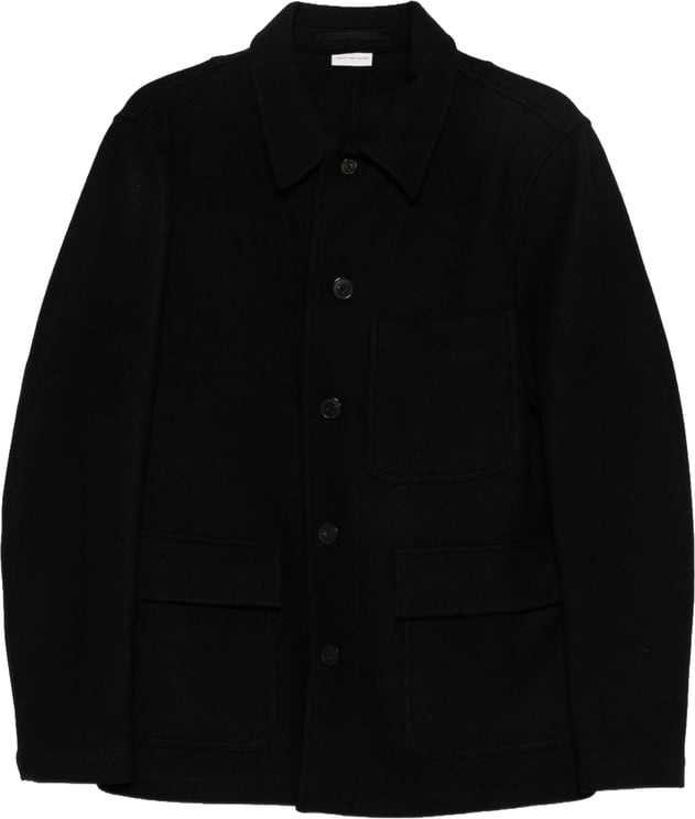Dries van Noten Structured Black Jacket