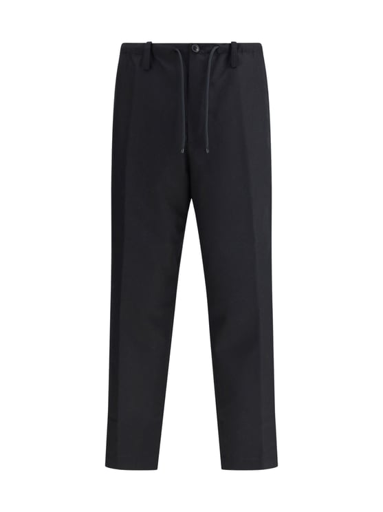 Dries van Noten Black Penny Tailored Wool Pants