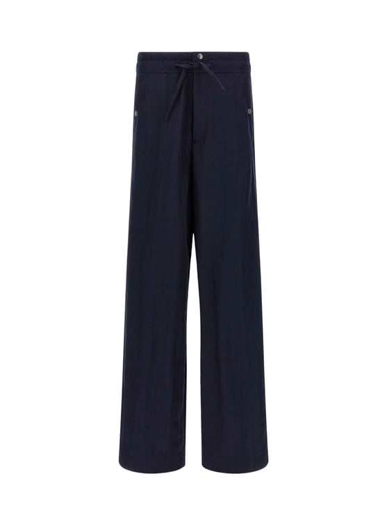 Dries van Noten Blue Prima Wide-Leg Pants
