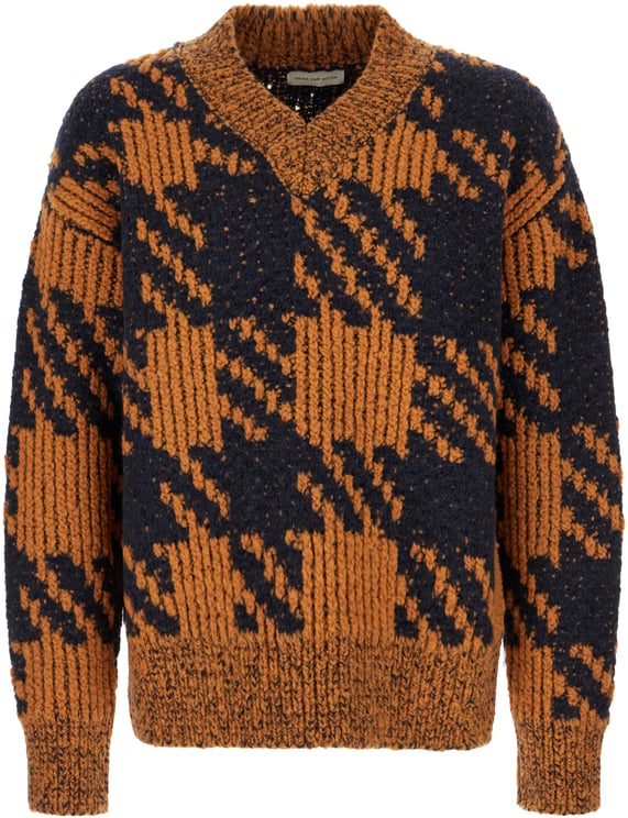 Dries van Noten Dries Van Noten Embroidered wool blend sweater