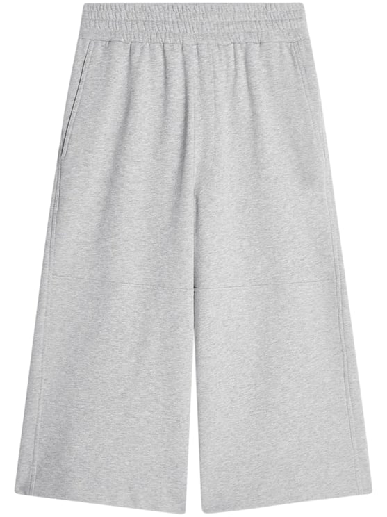 Dries van Noten Cropped Wide-Leg Trousers with Elastic Waistband