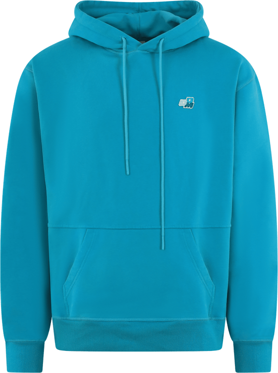 Drôle de Monsieur Heren Patch Ddm Hoodie Blauw