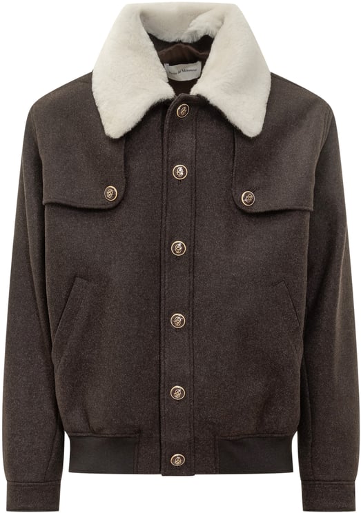 Drôle de Monsieur Drôle De Monsieur Giacca con Collo in Shearling