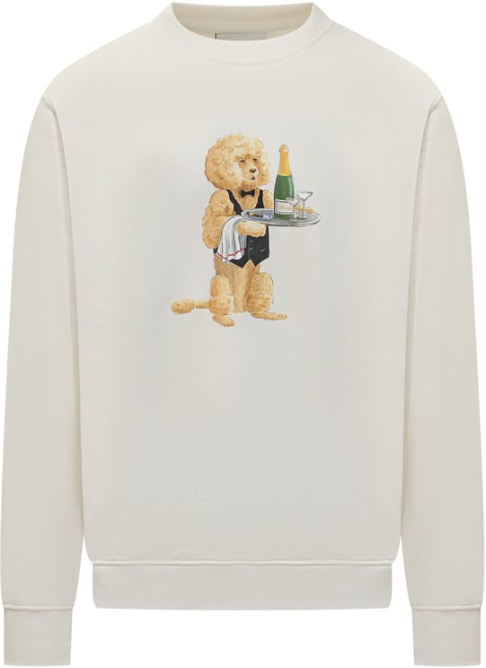 Drôle de Monsieur Drole de Monsieur Felpa Bianca Graphic Dog