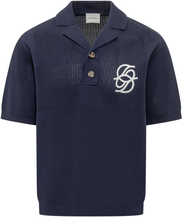 Drôle de Monsieur Polo In Maglia Con Monogramma